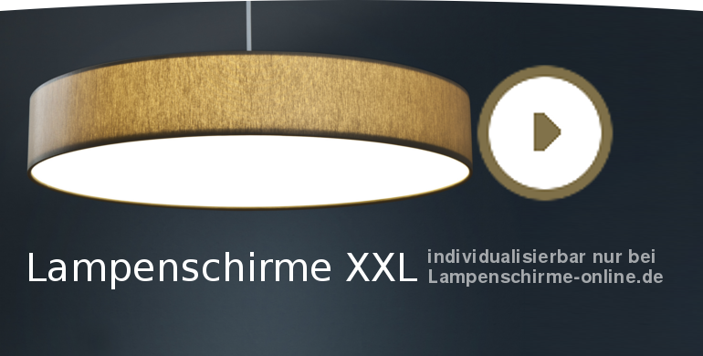 Einen XXL-Lampenschirm gestalten