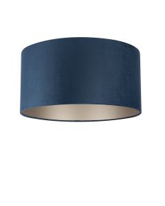 Lampenschirm Velour Dunkelblau Ø 50cm, Höhe 25cm
