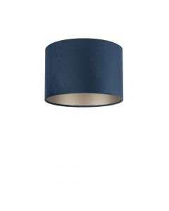 Lampenschirm Velour Dunkelblau Ø 30cm, Höhe 24cm