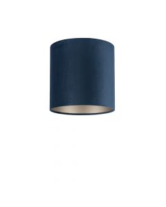 Lampenschirm Velour Dunkelblau Ø 25cm, Höhe 23cm