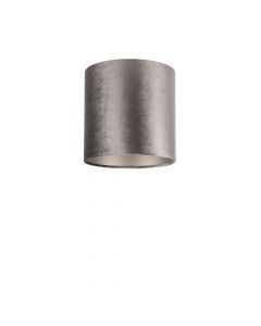Lampenschirm Velour Graubraun Ø 25cm, Höhe 23cm