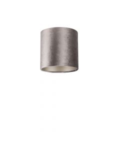 Lampenschirm Velour Graubraun Ø 20cm, Höhe 18cm
