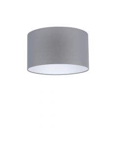 Lampenschirm Velour Grau Ø 35cm, Höhe 24cm