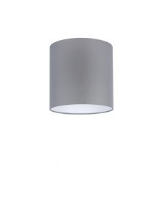 Lampenschirm Velour Grau Ø 25cm, Höhe 23cm