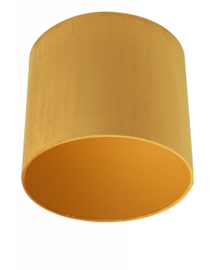 Lampenschirm Velour Gelb Ø 35cm, Höhe 24cm