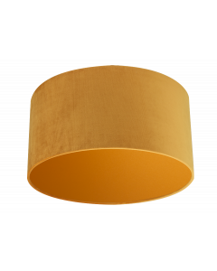 Lampenschirm Velour Gelb Ø 50cm, Höhe 25cm