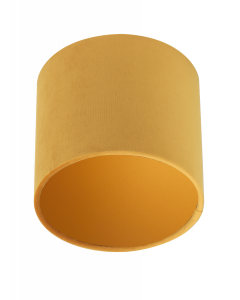 Lampenschirm Velour Gelb Ø 20cm, Höhe 18cm