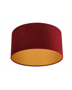 Lampenschirm Velour Rot Ø 40cm, Höhe 35cm