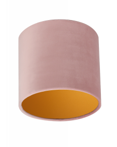 Lampenschirm Velour Rosa Ø 25cm, Höhe 23cm