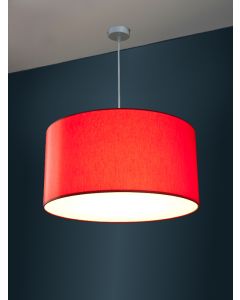 Ø 50cm LED-Lampenschirm, Baumwolle Polyester Mix