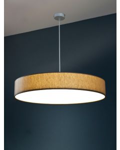 Ø 60cm LED-Lampenschirm, Baumwolle gebürstet